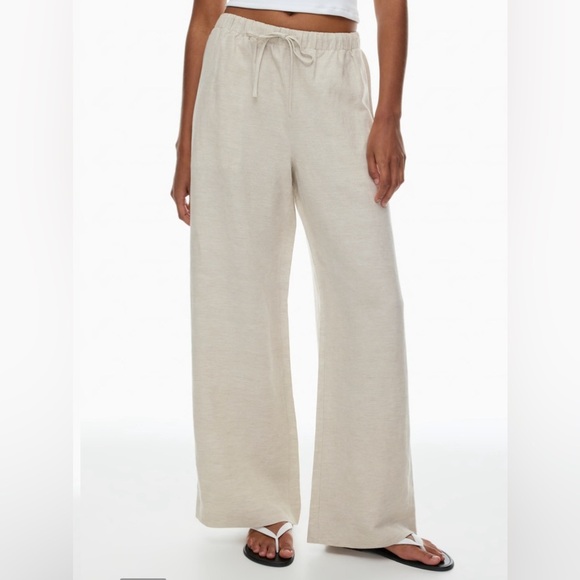Aritzia Wilfred Lodge Linen Pant in Natural Ecru - Limited Edition Sold Out - Picture 5 of 15